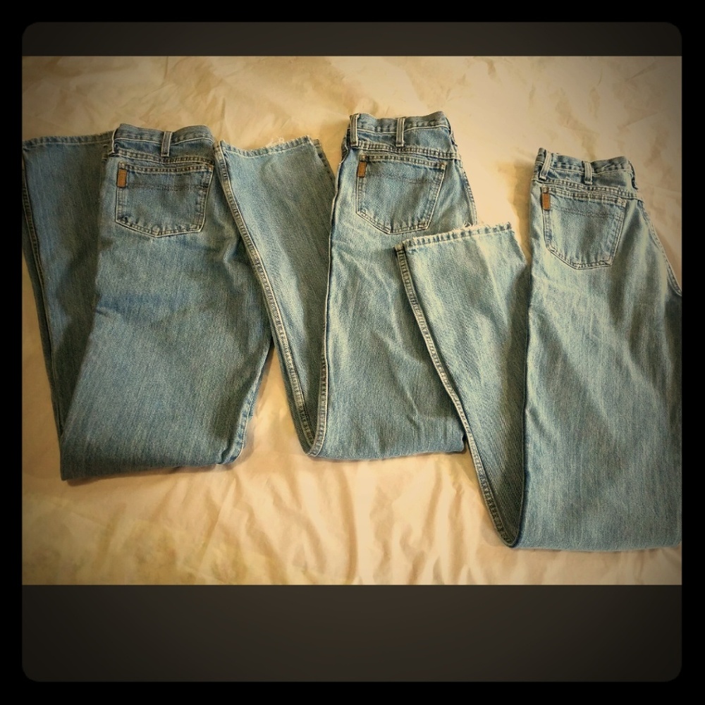 P10E Lot of 3 Cinch Mens bronze Label Size 32×40 B